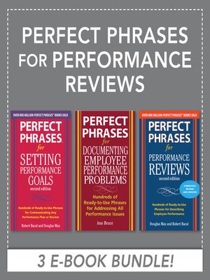 cover image of Perfect Phrases for Performance Reviews